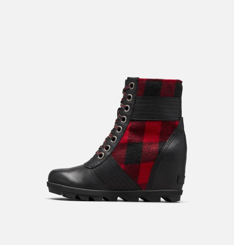 Wedges Sorel Mujer - Lexie™ Boot Negras/Rojas - 31870-SYHR